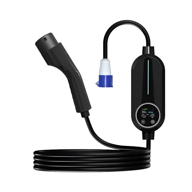 Type 2 portable charger 3.5kw/7kw/11kw/22kw